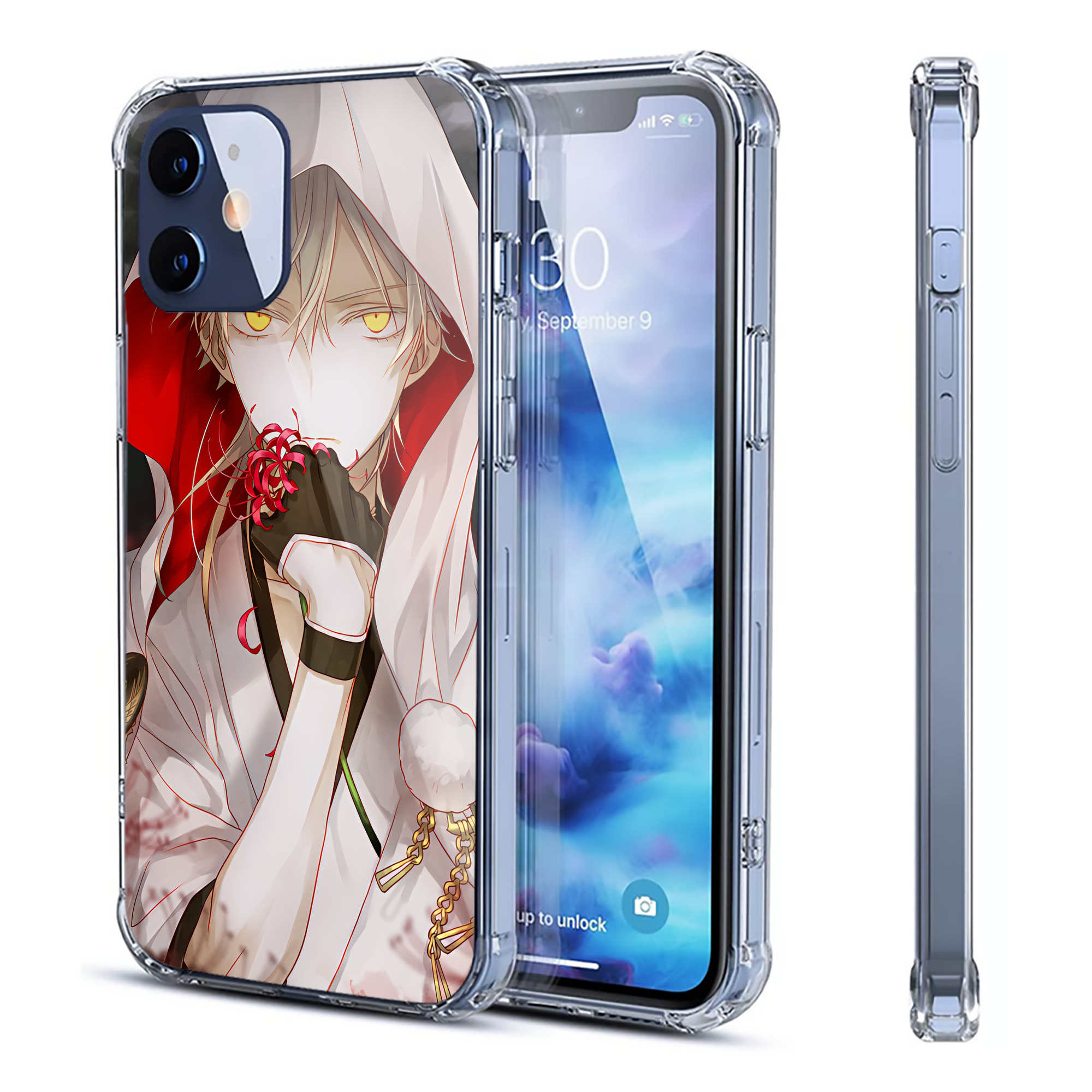 （画像用） 刀剣乱舞 Touken Ranbu 【iPhone 12シリーズ対応】透明スマホケース（クリアソフトケース）